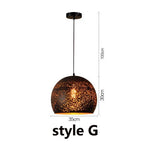 Suspension Vintage Steampunk en Fer Perforé - Constellation Industrielle - Vignette | Steampunk Store