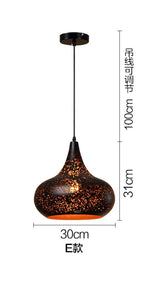 Suspension Vintage Steampunk en Fer Perforé - Constellation Industrielle - Vignette | Steampunk Store