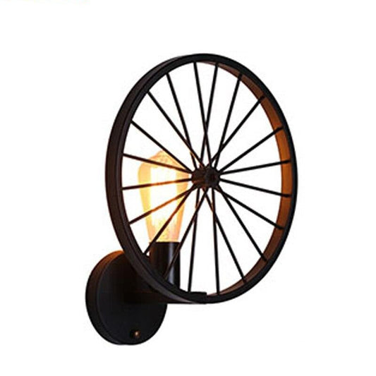 Lampe Steampunk <br> Vieille Roue