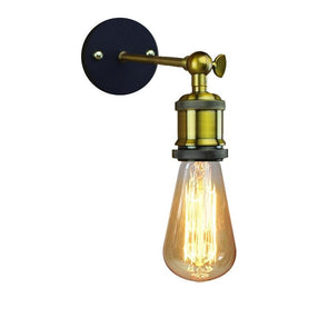Lampe Steampunk <br> Applique Edison