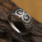 Bague Hibou Argent - Steampunk Style