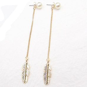 Boucles Steampunk <br> Plumes d' Or