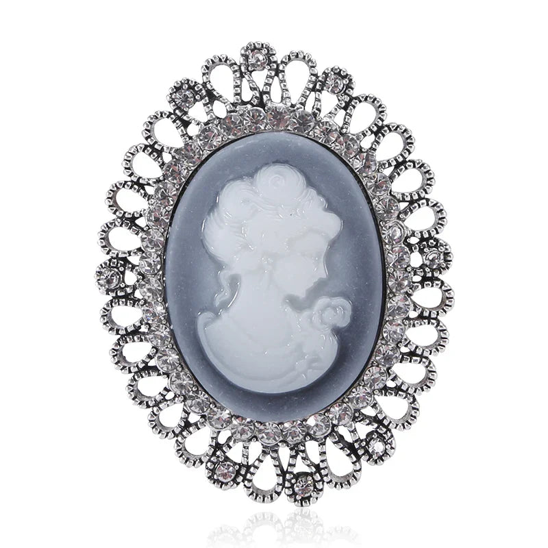 Broche Steampunk Tête De Mort – Créative, Métal Brun, Dimensions 6,5x7 Cm – Neuve Avec étiquettes