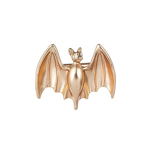 Broche Chauve Souris dorée