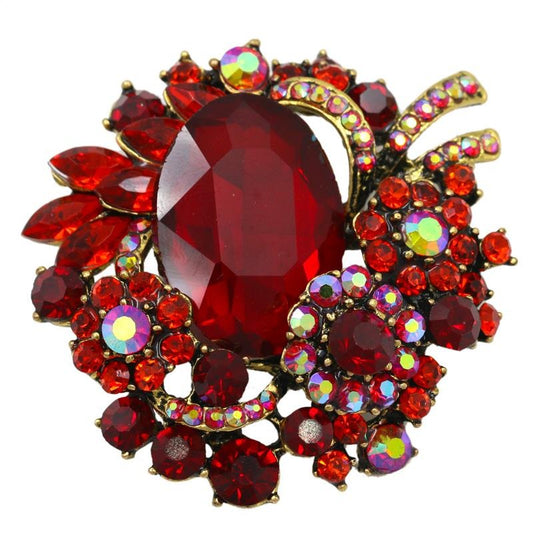 Broche Fantaisie Femme - Cristal Vintage