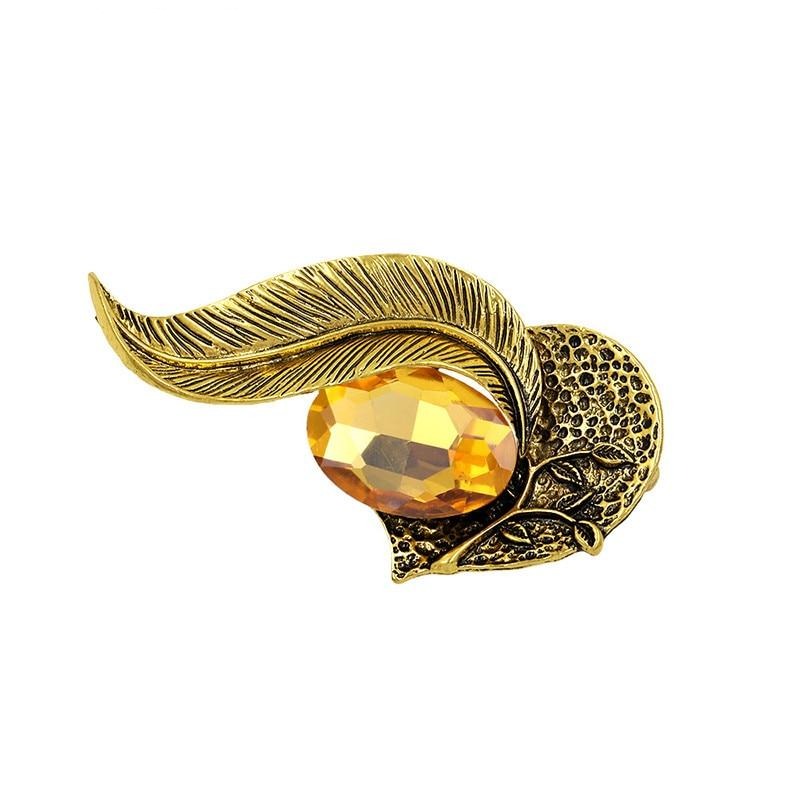 Broche Plume Vintage