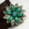 Vintage Brooch - Steampunk Flower