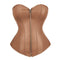 Corset Marron - Steampunk Overbust