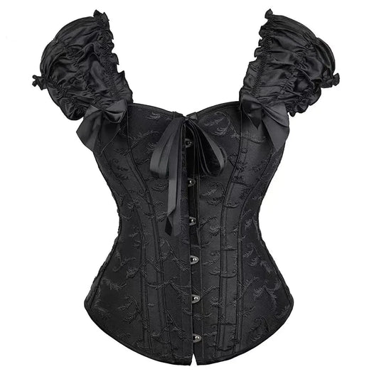 Corset Victorien Noir - Irène Adler