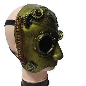 Demi Masque Carnaval Homme - Masque Robot Steampunk