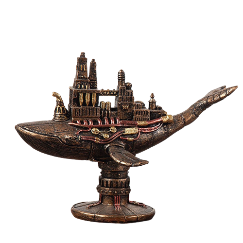 Décoration Steampunk <br> Baleine Fantastique