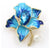 Fleur Broche bleue