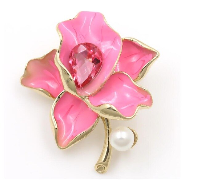 Fleur Broche rose