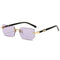 Moriarty Rimless Rectangular Sunglasses