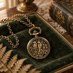 Uhrenkette mit Vogelmotiv - Magpie - Vignette | Steampunk Store