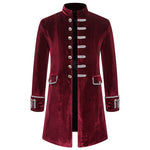 Manteau Style Steampunk rouge