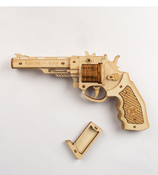 Wooden Gun Model - DIY Revolver