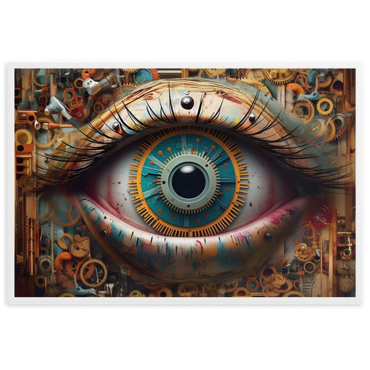 Peinture Oeil Steampunk