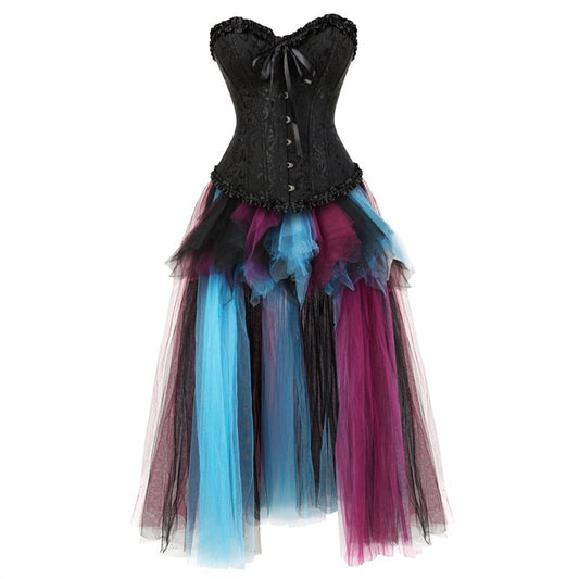 Robe Corset Tulle Steampunk