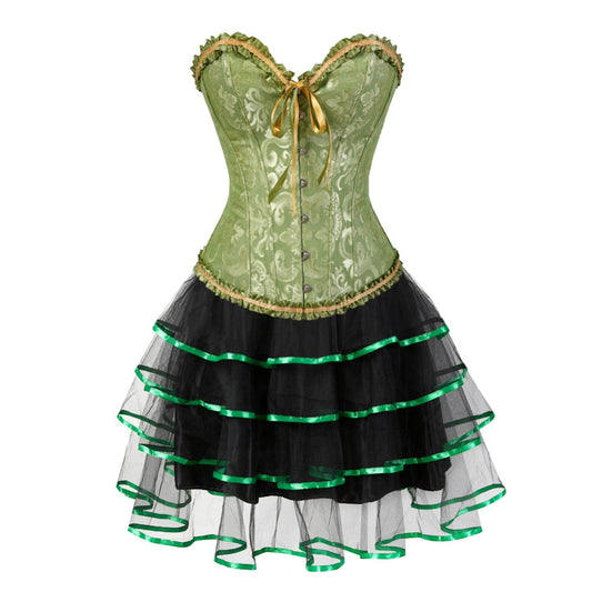 Robe Corset Vert