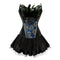 Robe de Soirée Corset - Paon Steampunk