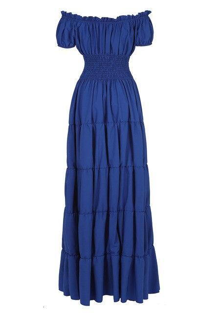 Robe Epoque Victorienne bleue