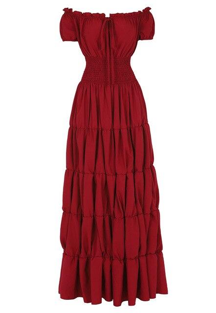 Robe Epoque Victorienne rouge