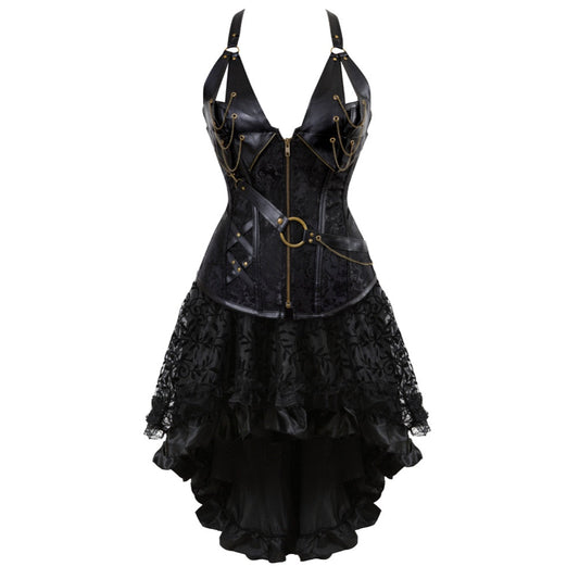 Robe Noir Corset - Corsaire Goth