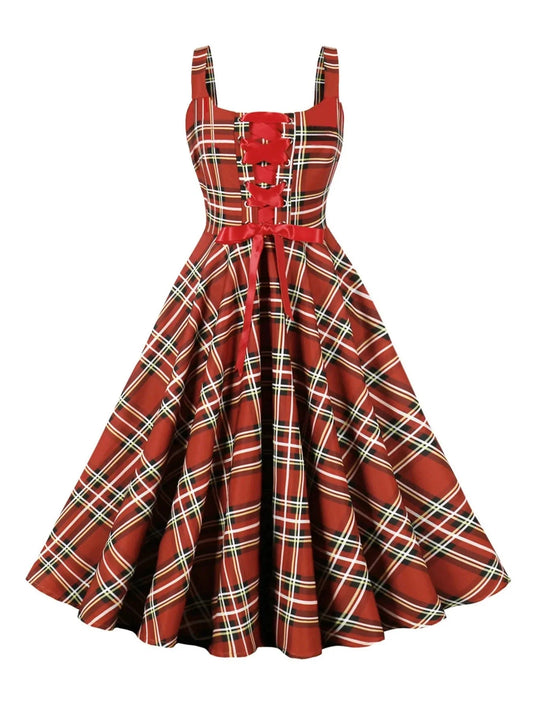 Robe Tartan Femme Steampunk