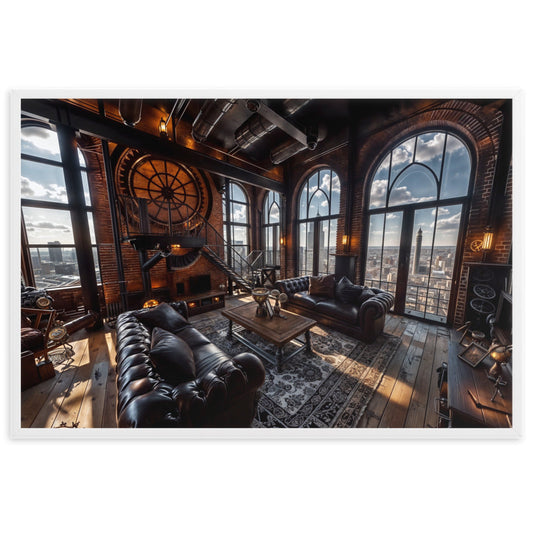 Tableau Loft Industriel - New-Yorkais Steampunk