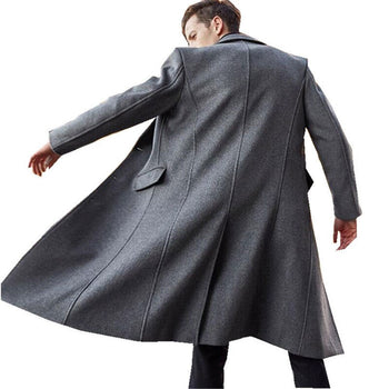 Trench Coat Manteau Long Homme