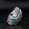 Bague Aigle Homme couvant sa pierre | Steampunk Store