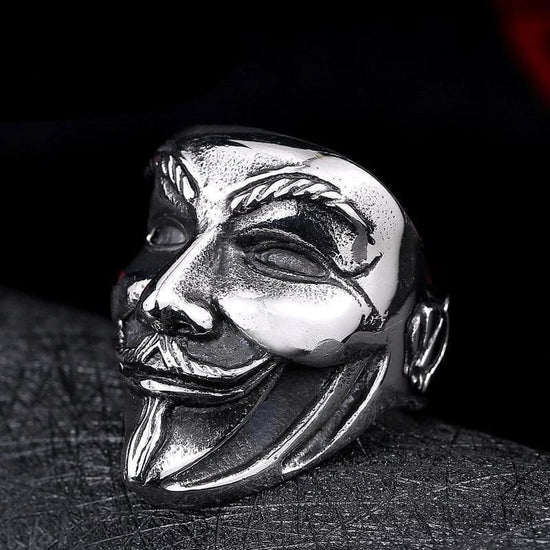 Bague guy fawkes | Steampunk Store