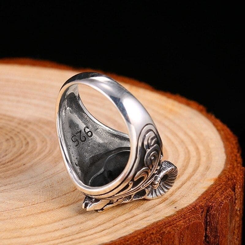 Bague Argent 925 Baphomet 