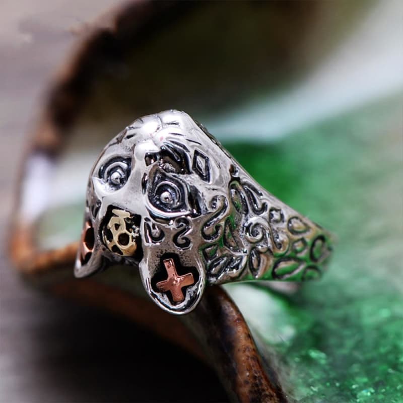 Bague Chat Argent à l'envers | Steampunk Store