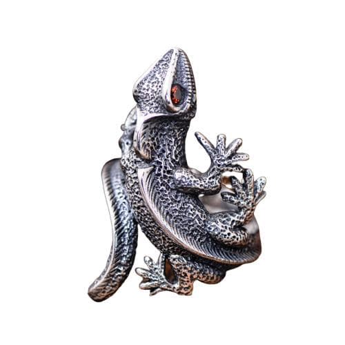 Bague Lézard Argent