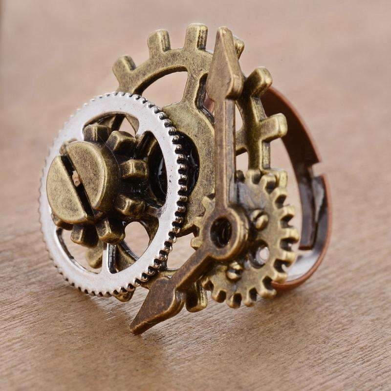 Bague Tempus Fugit - Steampunk Store