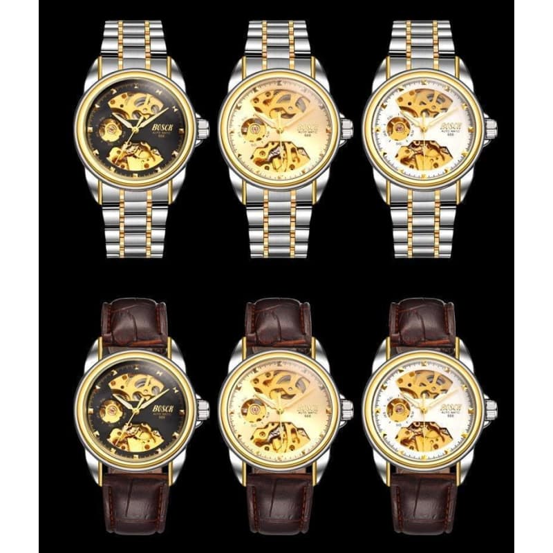 Montre bracelet squelette BOSCK - Steampunk Store collection