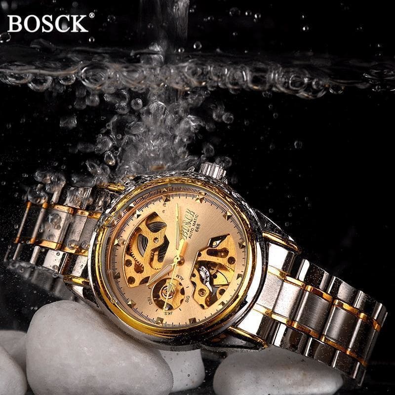 Montre bracelet squelette BOSCK - Steampunk Store