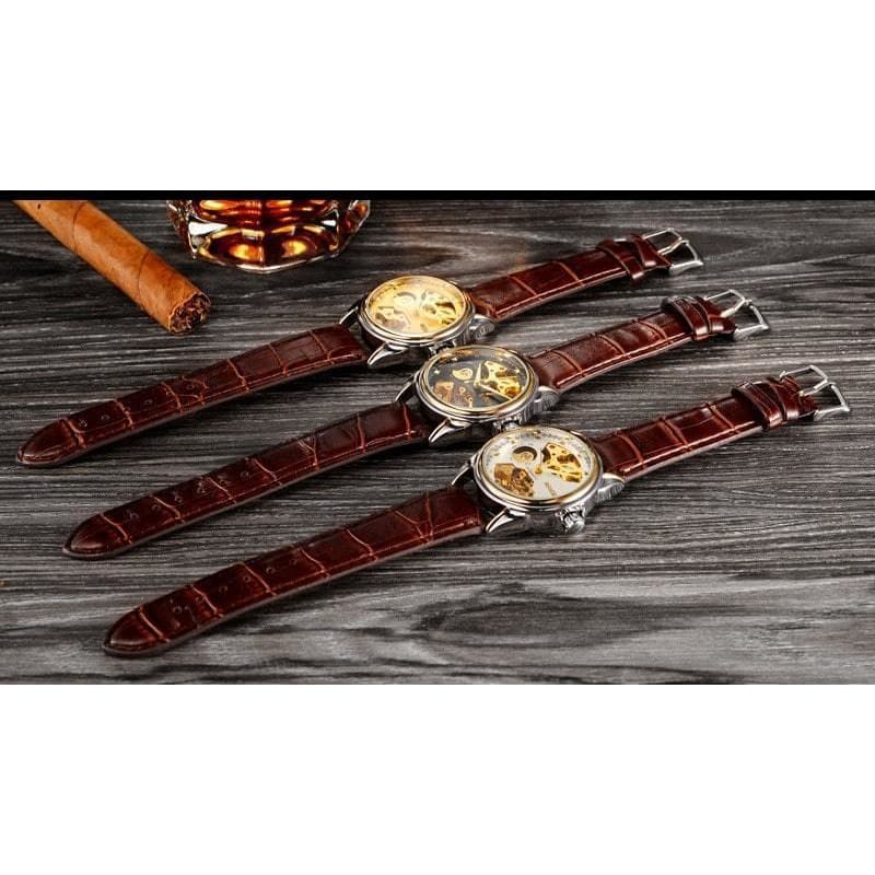 Montre bracelet squelette BOSCK - Steampunk Store