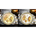 Montre bracelet squelette BOSCK - Steampunk Store présentation