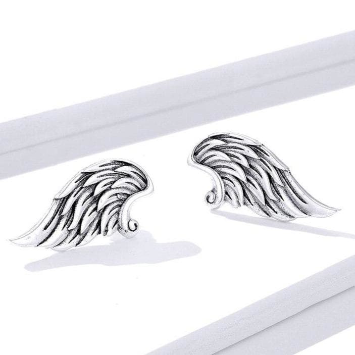 Boucles d Oreilles Ailes d Ange Argent 925 steampunk