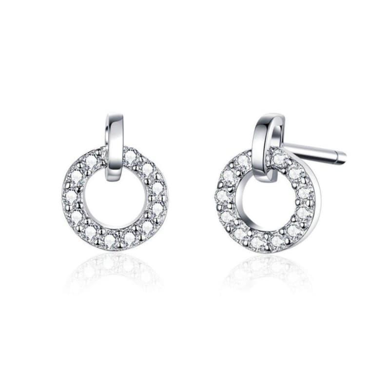 Boucles d Oreilles Anneau Argent Femme