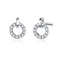 Boucles d Oreilles Anneau Argent Femme