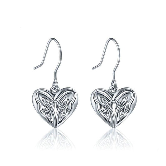 Boucles d Oreilles Coeur Argent