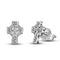 Boucles d Oreilles Croix Argent