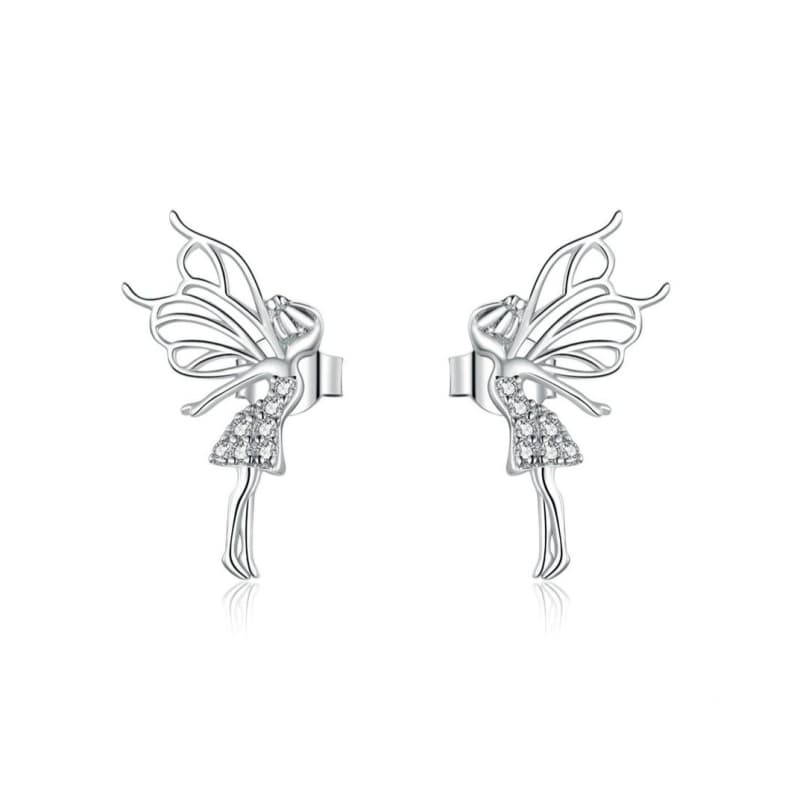 Boucles d Oreilles Fée Argent