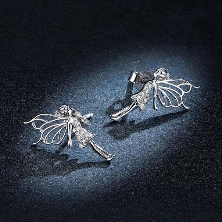 Boucles d Oreilles Fée Argent 925