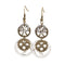 Boucles d'oreilles steampunk gears - Steampunk Store