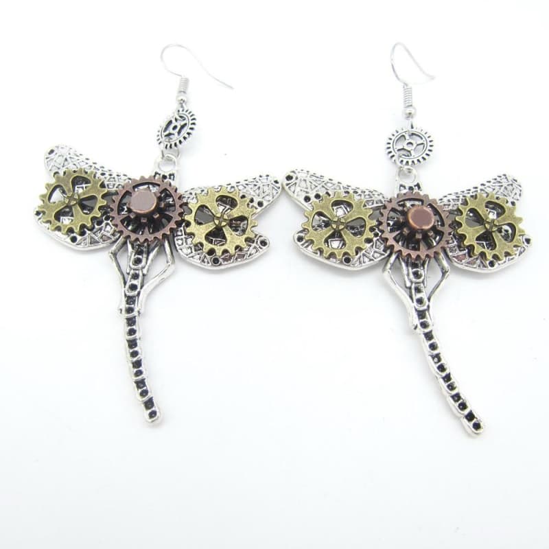 Boucles steampunk Libellules